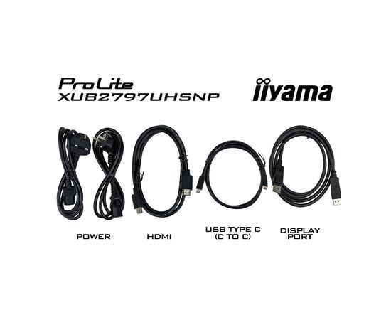 Монітор iiyama XUB2797UHSNP-B1, зображення 12 Монітор iiyama XUB2797UHSNP-B1, зображення 12