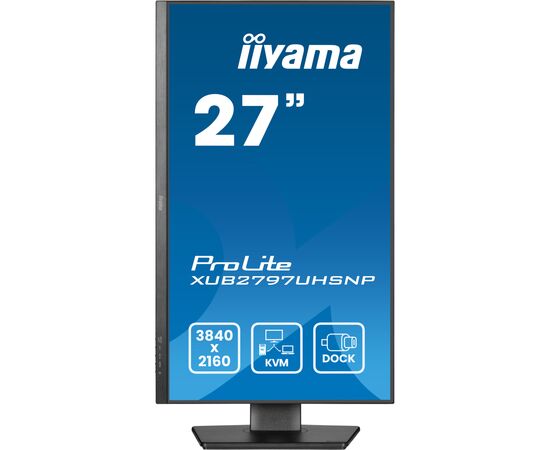 Монітор iiyama XUB2797UHSNP-B1, зображення 2 Монітор iiyama XUB2797UHSNP-B1, зображення 2