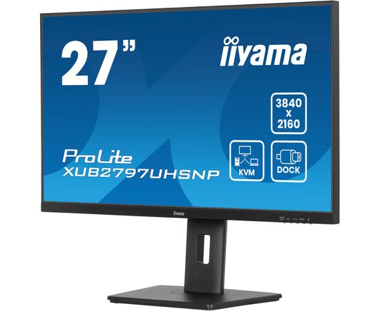 Монітор iiyama XUB2797UHSNP-B1, зображення 5 Монітор iiyama XUB2797UHSNP-B1, зображення 5