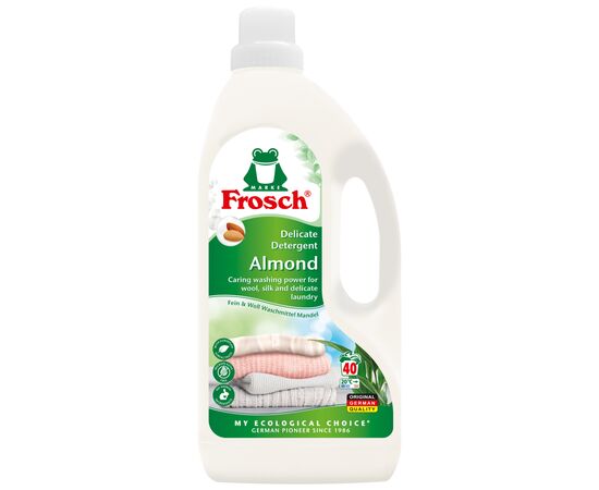 Гель для прання Frosch для вовни Мигдальне молочко 1.5 л (4009175942845)