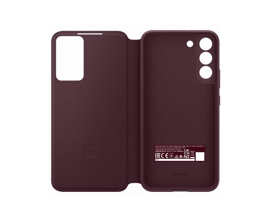 Чехол для мобильного телефона Samsung Smart Clear View Cover Galaxy S22 Plus Burgundy (EF-ZS906CEEGRU), изображение 4