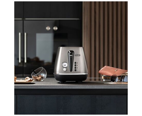 Тостер DeLonghi CTIN 2103 TB (CTIN2103TB), изображение 5 Тостер DeLonghi CTIN 2103 TB (CTIN2103TB), изображение 5