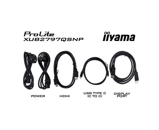 Монітор iiyama XUB2797QSNP-B1, зображення 12 Монітор iiyama XUB2797QSNP-B1, зображення 12