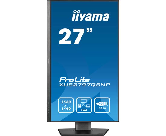 Монітор iiyama XUB2797QSNP-B1, зображення 2 Монітор iiyama XUB2797QSNP-B1, зображення 2