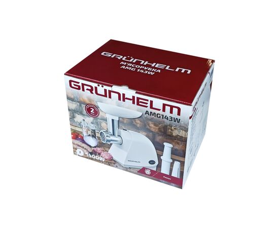 Мясорубка Grunhelm AMG143W, изображение 4 Мясорубка Grunhelm AMG143W, изображение 4