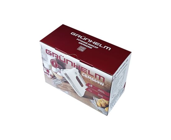 Миксер Grunhelm GRM669W, изображение 3 Миксер Grunhelm GRM669W, изображение 3