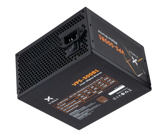 Блок питания Vinga 500W (VPS-500B1), изображение 6 Блок питания Vinga 500W (VPS-500B1), изображение 6