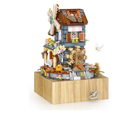 Конструктор LOZ mini Музыкальная шкатулка с ветряной мельницей (1239), изображение 2 Конструктор LOZ mini Музыкальная шкатулка с ветряной мельницей (1239), изображение 2