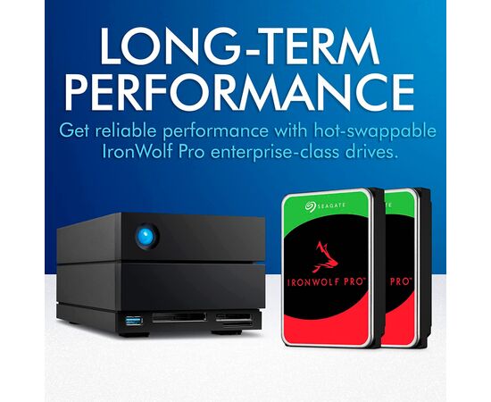 Внешний жесткий диск LaCie 3.5" 48TB (STLG48000400), изображение 10 Внешний жесткий диск LaCie 3.5" 48TB (STLG48000400), изображение 10