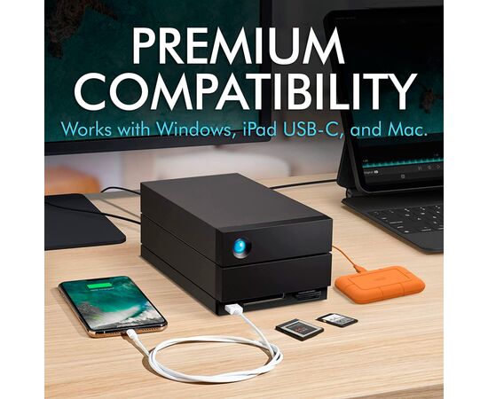 Внешний жесткий диск LaCie 3.5" 48TB (STLG48000400), изображение 11 Внешний жесткий диск LaCie 3.5" 48TB (STLG48000400), изображение 11