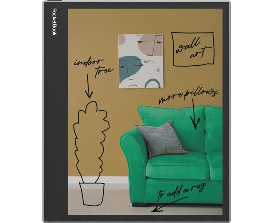Электронная книга Pocketbook 1042 InkPad Eo, Mist Grey (PB1042-M-WW), изображение 3 Электронная книга Pocketbook 1042 InkPad Eo, Mist Grey (PB1042-M-WW), изображение 3