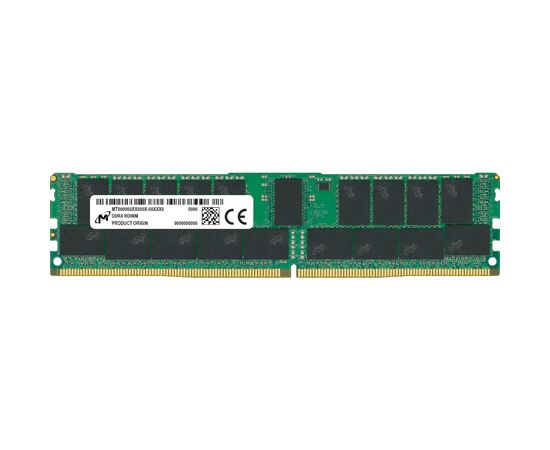 Модуль памяти для сервера Micron DDR4 RDIMM 32GB 1Rx4 3200 CL22 (16Gbit) (Single Pack) (MTA18ASF4G72PZ-3G2R)