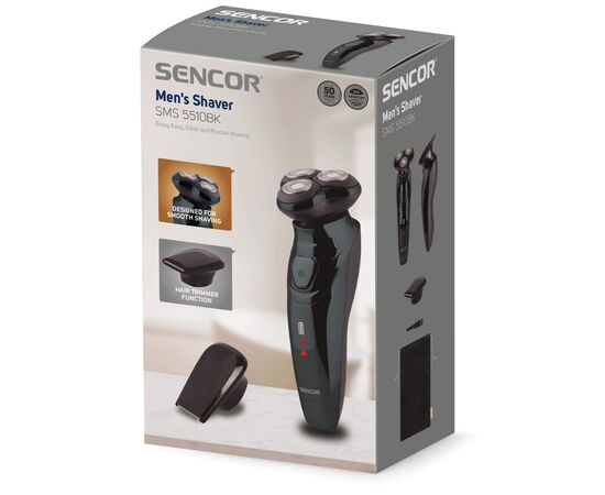 Электробритва Sencor SMS 5510BK (SMS5510BK), изображение 5 Электробритва Sencor SMS 5510BK (SMS5510BK), изображение 5