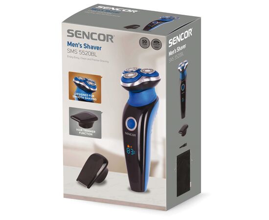 Электробритва Sencor SMS 5520BL (SMS5520BL), изображение 7 Электробритва Sencor SMS 5520BL (SMS5520BL), изображение 7