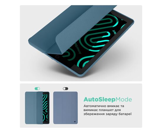 Чохол до планшета Armorstandart Smart Fold Pen Apple iPad Air 11 (2024) Lavender Grey (ARM78118), зображення 6 Чохол до планшета Armorstandart Smart Fold Pen Apple iPad Air 11 (2024) Lavender Grey (ARM78118), зображення 6