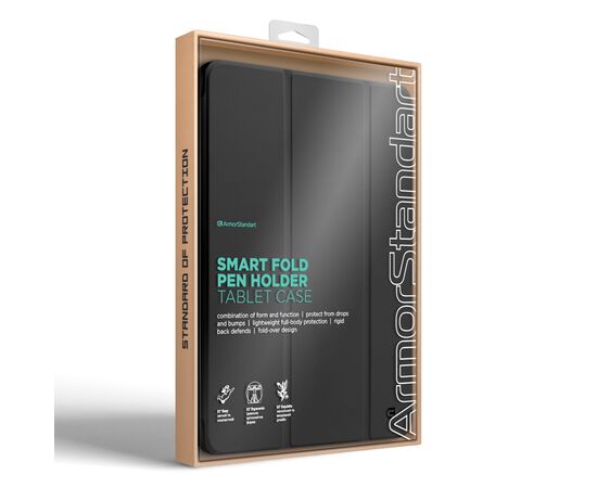 Чехол для планшета Armorstandart Smart Fold Pen Apple iPad Air 13 (2024) Black (ARM78133), изображение 8 Чехол для планшета Armorstandart Smart Fold Pen Apple iPad Air 13 (2024) Black (ARM78133), изображение 8