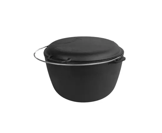 Котел туристический Brizoll чавунний з кришкою-сковородою10 л (KT10-2), изображение 3 Котел туристический Brizoll чавунний з кришкою-сковородою10 л (KT10-2), изображение 3