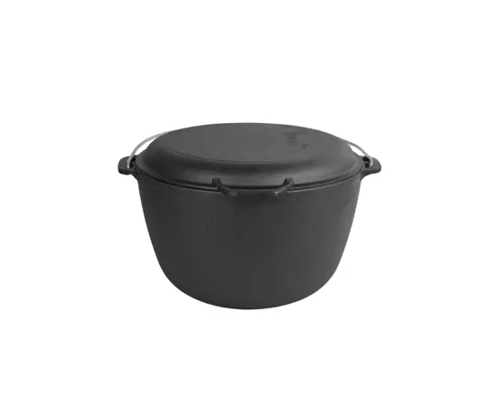 Котел туристический Brizoll чавунний з кришкою-сковородою10 л (KT10-2), изображение 4 Котел туристический Brizoll чавунний з кришкою-сковородою10 л (KT10-2), изображение 4