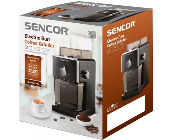 Кофемолка Sencor SCG 5050 BK (SCG5050BK), изображение 6 Кофемолка Sencor SCG 5050 BK (SCG5050BK), изображение 6