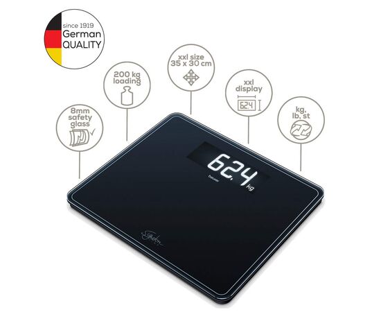 Весы напольные Beurer GS_410_SIGNATURE_LINE_BL, изображение 8 Весы напольные Beurer GS_410_SIGNATURE_LINE_BL, изображение 8