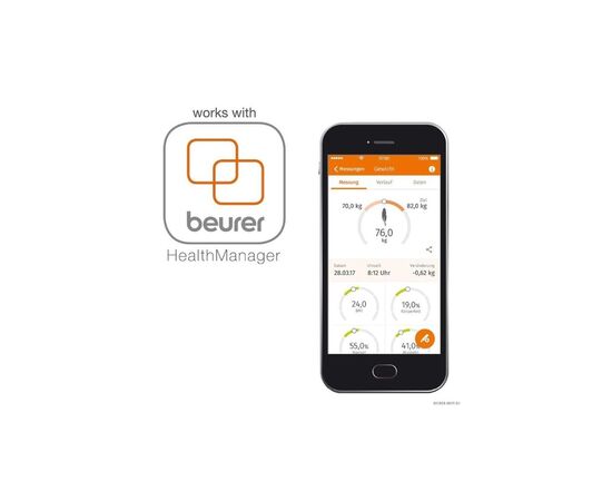 Весы напольные Beurer BF_600_PURE_BLACK, изображение 6 Весы напольные Beurer BF_600_PURE_BLACK, изображение 6