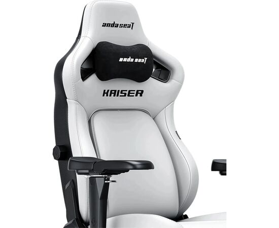 Кресло игровое Anda Seat Kaiser 4 Size XL White (AD12YDDC-XLL-20-W-PV/C), изображение 7 Кресло игровое Anda Seat Kaiser 4 Size XL White (AD12YDDC-XLL-20-W-PV/C), изображение 7