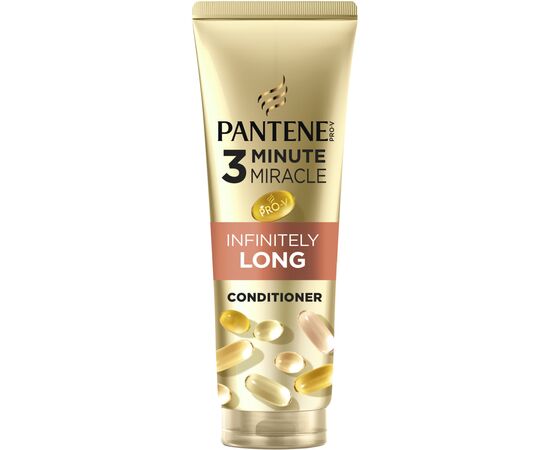 Кондиционер для волос Pantene Pro-V 3 Minute Miracle Infinitely Long 160 мл (8700216547055)