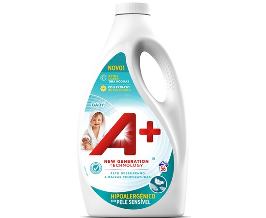 Гель для прання A+ Baby 2.8 л (8435495808565)