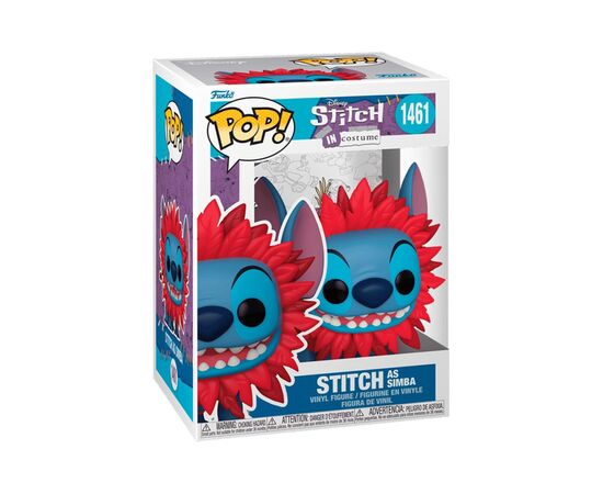 Фигурка Funko Pop серии Disney - Стич в костюме Симбы (75164), изображение 3 Фигурка Funko Pop серии Disney - Стич в костюме Симбы (75164), изображение 3