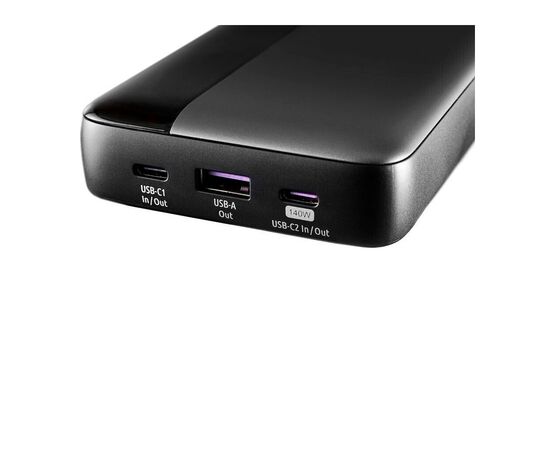 Батарея универсальная Intenso HE25000 25000mAh PD/3.1/140W + cable with a built-in E-marker chip (7350060), изображение 4 Батарея универсальная Intenso HE25000 25000mAh PD/3.1/140W + cable with a built-in E-marker chip (7350060), изображение 4