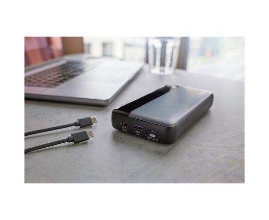 Батарея универсальная Intenso HE25000 25000mAh PD/3.1/140W + cable with a built-in E-marker chip (7350060), изображение 6 Батарея универсальная Intenso HE25000 25000mAh PD/3.1/140W + cable with a built-in E-marker chip (7350060), изображение 6