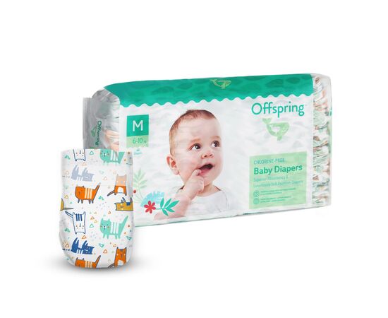 Підгузки Offspring Cat Розмір M 6-10 кг 42 шт (DP-OI-FAT-M42P-MTC)