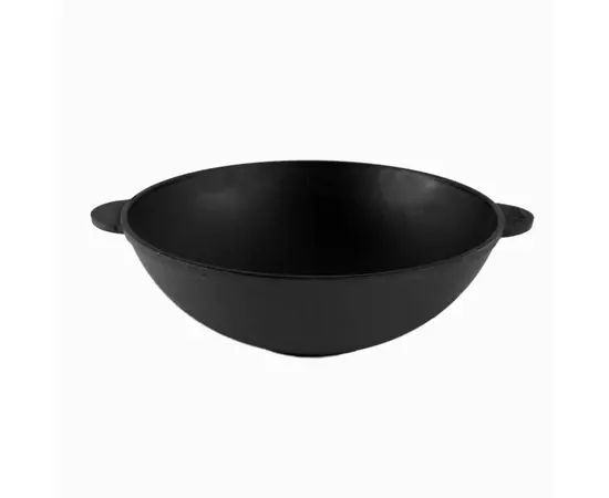 Сковорода Brizoll чавунна WOK з чавунною кришкою 3,7 л 280х96 мм (W28-1), изображение 2 Сковорода Brizoll чавунна WOK з чавунною кришкою 3,7 л 280х96 мм (W28-1), изображение 2