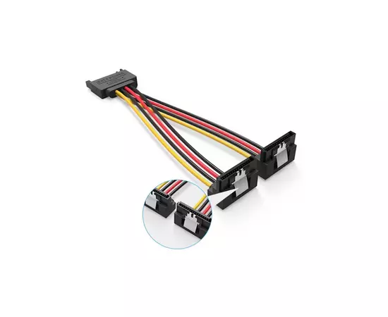 Кабель питания Serial ATA Male to 2xSATA Female Vention (KDBBB), изображение 3 Кабель питания Serial ATA Male to 2xSATA Female Vention (KDBBB), изображение 3