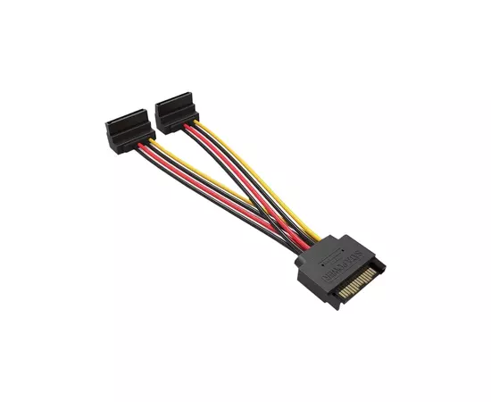 Кабель живлення Serial ATA Male to 2xSATA Female Vention (KDBBB)