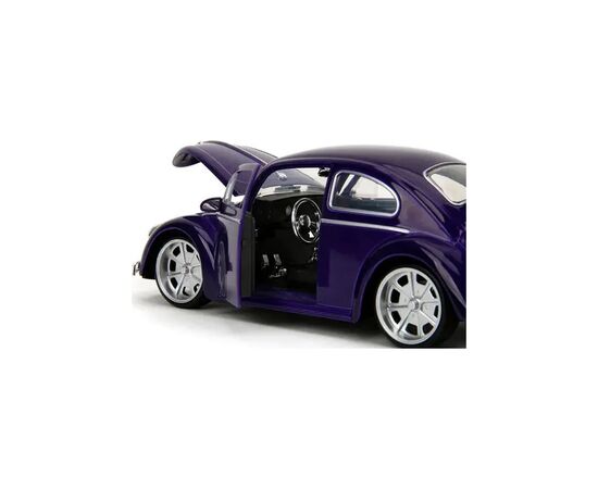 Машина Jada металлическая Венздей Фольксваген Битл с фигуркой Венздей, 1:24 (253255076), изображение 4 Машина Jada металлическая Венздей Фольксваген Битл с фигуркой Венздей, 1:24 (253255076), изображение 4