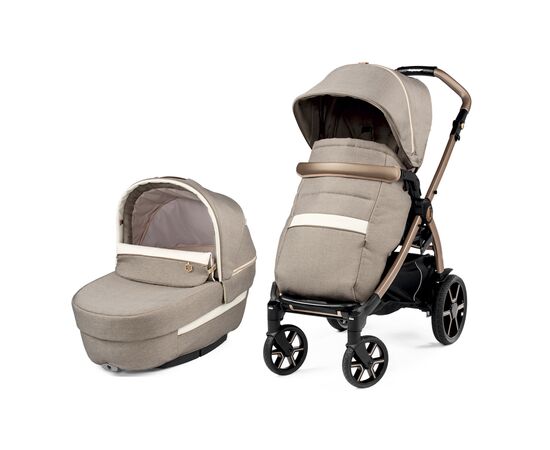 Коляска Peg-Perego 2 в 1 Book Mon Amour, розовое золото (PACK-BOOK210000011)