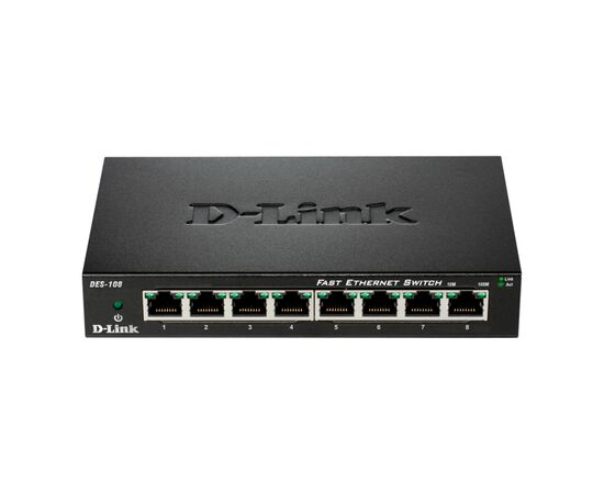 Комутатор мережевий D-Link DES-108