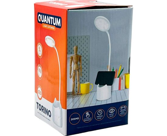 Настольная лампа Quantum TORINO LED з USB (QM-TL1010), изображение 6 Настольная лампа Quantum TORINO LED з USB (QM-TL1010), изображение 6