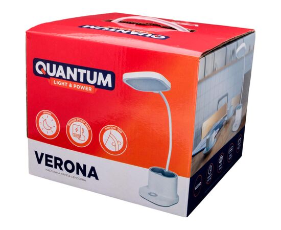 Настольная лампа Quantum VERONA/4000mAh LED з Power Bank (QM-TL1060), изображение 10 Настольная лампа Quantum VERONA/4000mAh LED з Power Bank (QM-TL1060), изображение 10