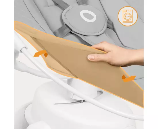 Кресло-качалка Lionelo Iris Grey concrete (LO-IRIS GREY CONCRETE), изображение 8