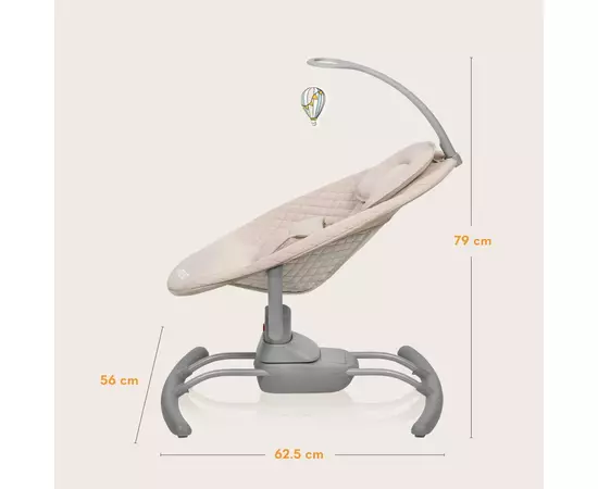 Кресло-качалка Lionelo Rio Beige latte (LO-RIO BEIGE LATTE), изображение 11