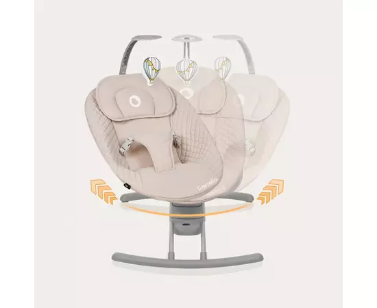 Кресло-качалка Lionelo Rio Beige latte (LO-RIO BEIGE LATTE), изображение 8