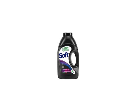 Гель для стирки Soft Total Black На основе натурального мыла Для черных и темных вещей 2.25 л (8003640020270)