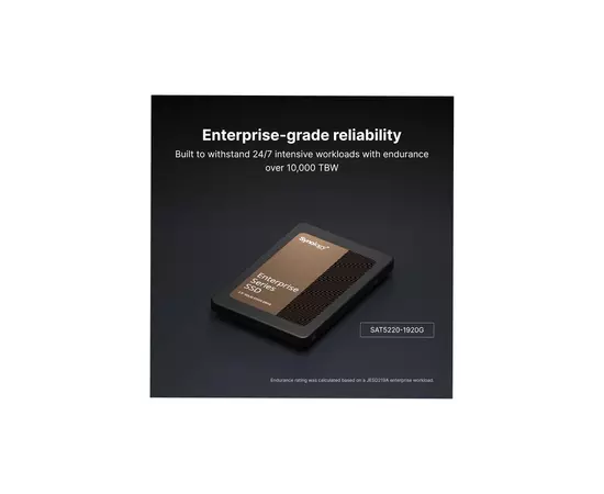 Накопитель SSD для сервера Synology 2.5" 1920GB SATA (SAT5220-1920G), изображение 2 Накопитель SSD для сервера Synology 2.5" 1920GB SATA (SAT5220-1920G), изображение 2