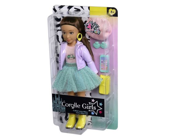 Кукла Corolle Girls Луна Фешн Милан с аксессуарами 28 см (9000600170), изображение 10 Кукла Corolle Girls Луна Фешн Милан с аксессуарами 28 см (9000600170), изображение 10
