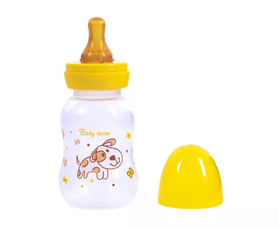 Бутылочка для кормления Baby Team С латексной соской 125 мл (4824428013000), изображение 2