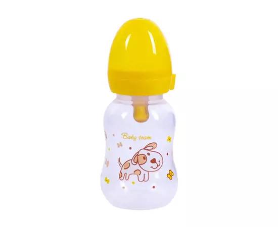 Пляшечка для годування Baby Team З латексною соскою 125 мл (4824428013000)