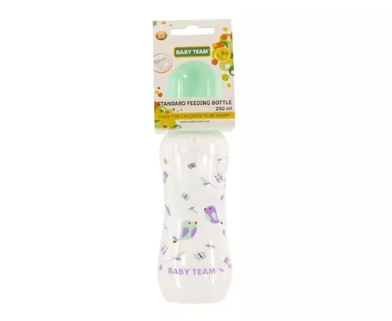 Бутылочка для кормления Baby Team С силиконовой соской 250 мл (4824428011211), изображение 2 Бутылочка для кормления Baby Team С силиконовой соской 250 мл (4824428011211), изображение 2