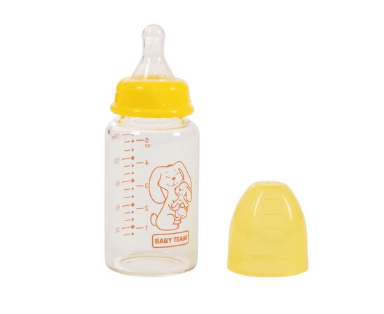 Бутылочка для кормления Baby Team Стеклянная 150 мл (4824428012102), изображение 2 Бутылочка для кормления Baby Team Стеклянная 150 мл (4824428012102), изображение 2